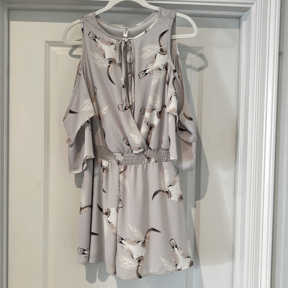 Printed Romper